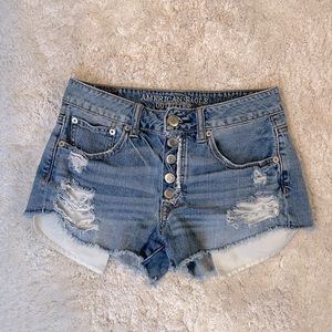 American eagle high waisted shorts size 2.